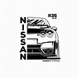 R35 GTR | Automotive logo design, Cool car drawings, Car drawings