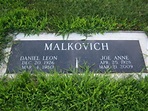 Daniel Leon Malkovich (1926-1980) - Find a Grave Memorial