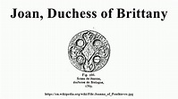 Joan, Duchess of Brittany - YouTube