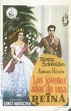 Programa de mano de la película "Los jóvenes años de una reina" (1954 ...
