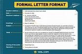 Structure Of Formal Letter : Writing a Personal Letter ...