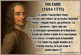 Biografía de Voltaire Francois Marie Arouet Filosofia e Ideas