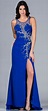 Royal Blue Evening Gown with Intricate Beading (Size 4 to 14) | Evening ...