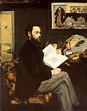 Retrato de Emile Zolá (pintura de Edouard Manet, 1868) - EcuRed