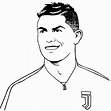 Cara Sonriente Cristiano Ronaldo para colorear, imprimir e dibujar ...