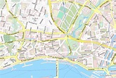 Reeperbahn Stadtplan mit Luftaufnahme und Unterkünften von Hamburg