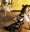 Ballet Class, the Dance Hall — Edgar Degas – Biblioklept