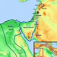 Bible Map: Canaan