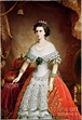 Portrait Of Elisabeth Of Bavaria, 1856 by Heritage Images