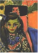 Expresionismo. Ernst-Ludwing Kirchner. Franzi frente a una silla ...
