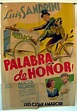 "PALABRA DE HONOR" MOVIE POSTER - "PALABRA DE HONOR" MOVIE POSTER