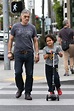*EXCLUSIVE* Olivier Martinez and his son have some fun together out in ...
