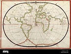 Siglo xvi mapa del mundo. Publicado alrededor de 1590, este mapa ...
