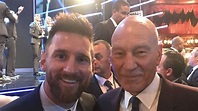 Exitoina | El encuentro entre Patrick Stewart y Messi