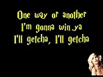 One way or another Lyrics- Blondie - YouTube