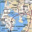 tampa bay cities map - The Adventures of Accordion Guy in the 21st Century