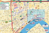New Orleans French Quarter tourist map