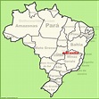 Brasilia location on the Brazil map