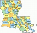 Printable Map Of Louisiana | Printable Map of The United States