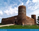 Ruinas Del Castillo Medieval En Ciechanow, Polonia Imagen de archivo ...