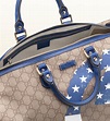Gucci Usa Gg Flag Collection Duffle Bag in Beige (Gray) for Men - Lyst