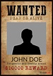 19 FREE Wanted Poster Templates (FBI and Old West)