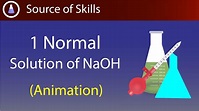 1 normal naoh solution | 1N solution of naoh | 1 normal naoh ...