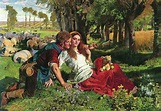 The Hireling Shepherd, 1851 - William Holman Hunt - WikiArt.org