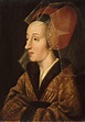 Isabelle de Portugal, duchesse de Bourgogne, âgée. Wearing headdress ...