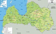 Maps of Latvia | Detailed map of Latvia in English | Tourist map of ...