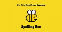 Play Spelling Bee puzzles - The New York Times
