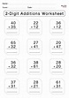 2 Digit Addition Worksheets with Answer Key