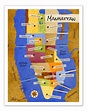 NYC Manhattan Map 11x14 Print - Etsy Canada