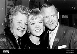 Hayley Mills, center, with her parents, from left, Mary Hayley Bell ...