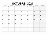 Calendario octubre 2024 – calendarios.su