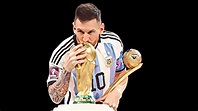 Messi PNG Lionel Messi beso en la copa del mundo 2022 quatar argentina ...