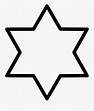 6 Point Star Png - Six Pointed Star Icon , Free Transparent Clipart ...