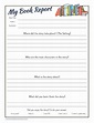 Pages from Guided Reading Book Report Printable Pack-2 - Homeschool ...
