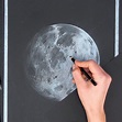 How to Make a Moon Drawing on Black Paper | ARTEZA