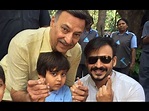 Vivek Oberoi With His Father Suresh Oberoi At BMC Election 2017 - YouTube