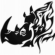 Rhino Vinyl Decal Sticker V18 - DecalsHouse