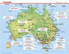 Mapa de Australia - Lonely Planet