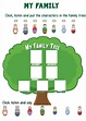 Family Tree by Mariola - Interactive worksheet | Family tree worksheet ...