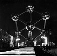 Atomium by night, 1958 World's Fair, Brussels | RIBA pix