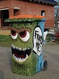 Trash Can Street Art | Upcycle Art
