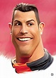 Cristiano Ronaldo by Dejan Djurovic | Celebrity caricatures, Funny ...