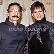 Vivek Oberoi with his father Suresh Oberoi Photo