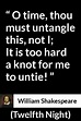 William Shakespeare quote about time from Twelfth Night | William ...