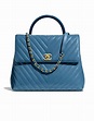 The latest Handbags collections on the CHANEL official website | Blue ...