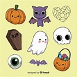 Download Classic Hand Drawn Halloween Element Collection for free ...